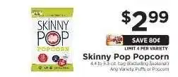 ShopRite Skinny Pop Popcorn offer