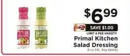 ShopRite Primal Kitchen Salad Dressing offer