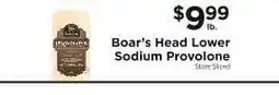 ShopRite Boar's Head Lower Sodium Provolone offer