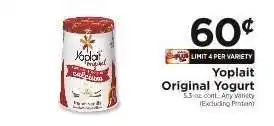 ShopRite Yoplait Original Yogurt offer
