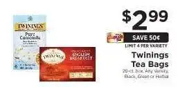 ShopRite Twinings Tea Bags offer