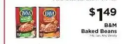 ShopRite B & M Baked Beans offer
