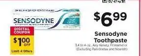 ShopRite Sensodyne Toothpaste offer