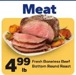 Save a Lot Fresh Boneless Beef Bottom Round Roast offer