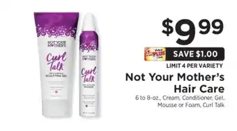 ShopRite Not Your Mother's Hair Care offer