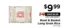 ShopRite Bowl & Basket Long Grain Rice offer