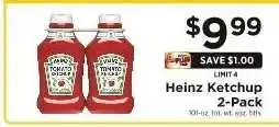 ShopRite Heinz Ketchup 2-Pack offer