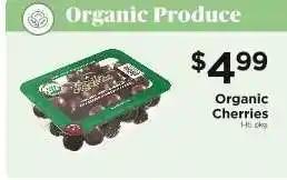 ShopRite Organic Cherries offer