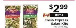 ShopRite Fresh Express Salad Kits offer