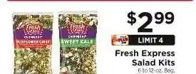 ShopRite Fresh Express Salad Kits offer