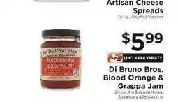 ShopRite Di Bruno Bros. Blood Orange & Grappa Jam offer