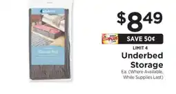 ShopRite Underbed Storage offer
