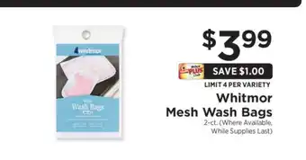 ShopRite Whitmor Mesh Wash Bags offer