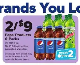 Save a Lot Pepsi Products 6-Packs offer