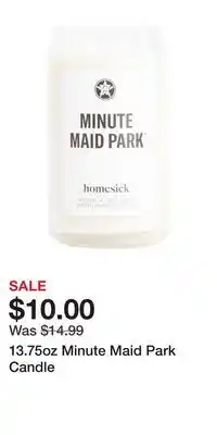 TJ Maxx 13.75oz Minute Maid Park Candle offer
