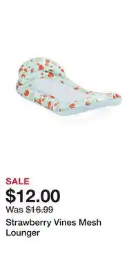 TJ Maxx Strawberry Vines Mesh Lounger offer