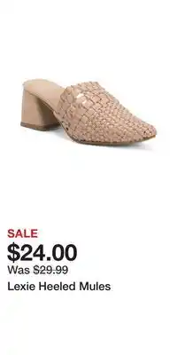 TJ Maxx Lexie Heeled Mules offer