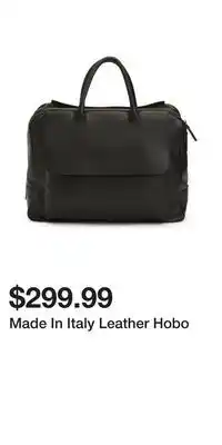 TJ Maxx Made In Italy Leather Hobo offer
