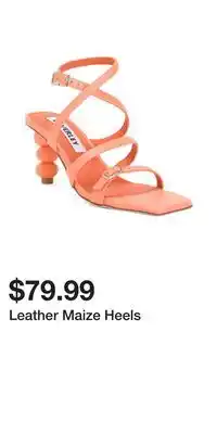 TJ Maxx Leather Maize Heels offer