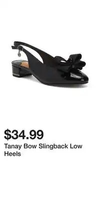 TJ Maxx Tanay Bow Slingback Low Heels offer