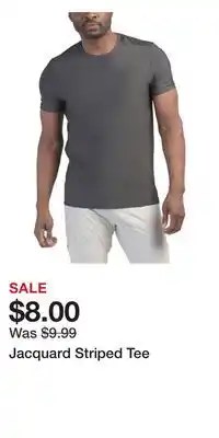 TJ Maxx Jacquard Striped Tee offer