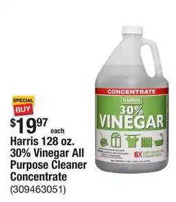The Home Depot Harris 128 oz. 30% Vinegar All Purpose Cleaner Concentrate offer