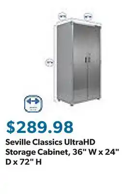 Sam's Club Seville Classics UltraHD Storage Cabinet, 36 W x 24 D x 72 H offer
