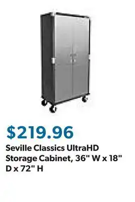 Sam's Club Seville Classics UltraHD Storage Cabinet, 36 W x 18 D x 72 H offer