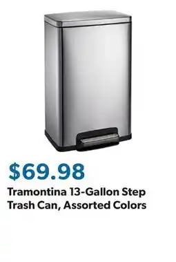 Sam's Club Tramontina 13-Gallon Step Trash Can, Assorted Colors offer