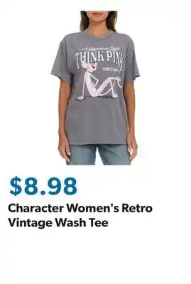Sam's Club Character Women's Retro Vintage Wash Tee offer