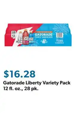 Sam's Club Gatorade Liberty Variety Pack 12 fl. oz., 28 pk offer