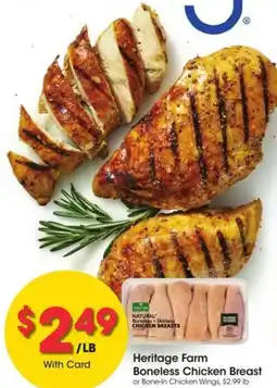 Kroger Heritage Farm Boneless Chicken Breast offer