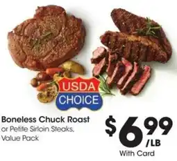 Kroger Boneless Chuck Roast offer