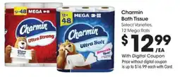 Kroger Charmin Bath Tissue offer