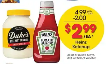 Kroger Heinz Ketchup offer