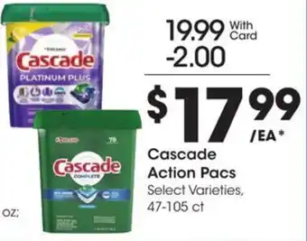 Kroger Cascade Action Pacs offer