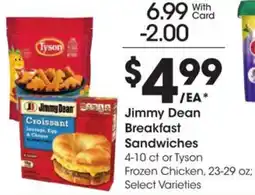 Kroger Jimmy Dean Breakfast Sandwiches offer