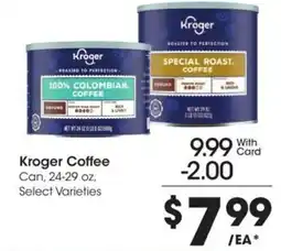 Kroger Kroger Coffee offer