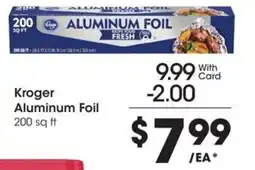 Kroger Kroger Aluminum Foil offer