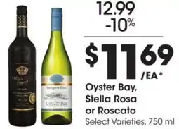 Kroger Oyster Bay, Stella Rosa or Roscato offer