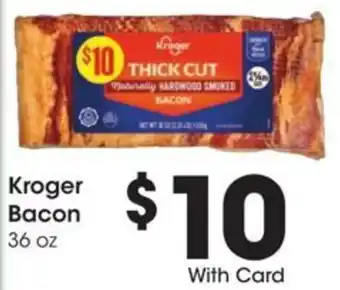 Kroger Kroger Bacon offer