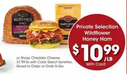 Kroger Private Selection Wildflower Honey Ham offer