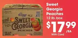 Kroger Sweet Georgia Peaches offer
