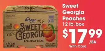 Kroger Sweet Georgia Peaches offer