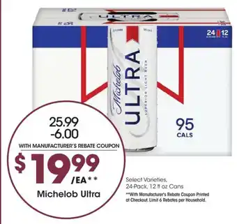 Kroger Michelob Ultra offer
