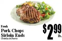 Baja Ranch Fresh Pork Chops Sirloin Ends offer