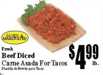 Baja Ranch Fresh Beef Diced offer