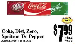 Baja Ranch Coke, Diet, Zero, Sprite or Dr Pepper offer