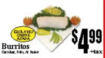 Baja Ranch Burritos offer