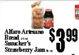 Baja Ranch Alfaro Artesano Bread ,Sumucker's Strawberry Jam offer